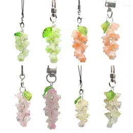 Keychains Fashionable Phone Keychain Decoration Beautiful Convallaria Pendant Charm BX0C