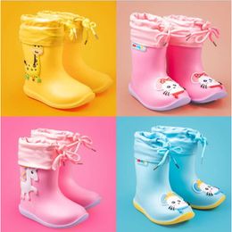 Toddler Girl Rainboots Classic Waterproof Children s PVC Rubber Kids Baby Water Shoes Boy Rain Boots L