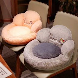 Plush Cushions New Style Cuddly Sofa Cushion Cartoon Chair Cushions Cute Rabbit Fur Cloud Shaped Plush Seat Cushions for Home Office Hotel Caf