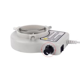 Adjustable LED Ring Light For Monocular Binocular Trinocular Microscope Illuminator Lamp Industrial Camera Light Source Circle