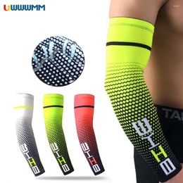 Knee Pads 1Pair UV Sun Protection Arm Sleeves Women Men Breathable Compression Cover Cooling Sports Forearm Sleeve Sunblock