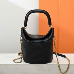 10A Fashion Top Chain Bag Fashion Cowhide Women Large Capacity Bucket Bags Shoulder Designer Luxury Bag Tote 240517 Detachable Bag Stra Lgnk