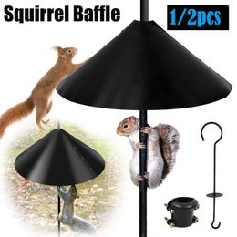 Other Bird Supplies 18 Inch Squirrel Baffle Wrap Around Durable Plastic Feeder Guard With Hook Outdoor Hanging Flapper