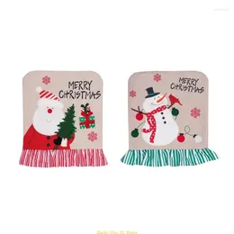 Chair Covers Christmas Cover Slipcover For Kitchen Banquet House Holiday Party Decor