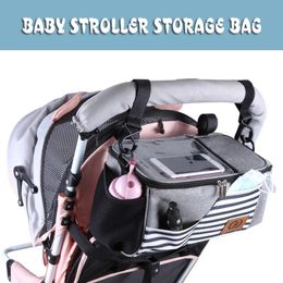 Baby stroller travel portable multifunctional nursing diaper bag polyester waterproof maternal and child crib storage bag 240521