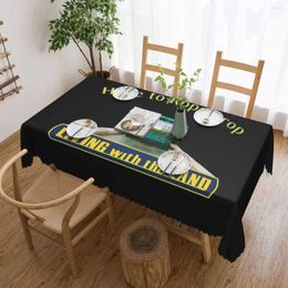 Table Cloth Rope Drop Living With The Land Tablecloth 54x72in Wrinkle Resistant Home Decor Festive