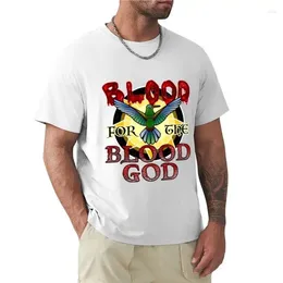 Men's Polos Man Summer For Boys Blood The God Clothes T Shirts Mens Graphic T-shirts Pack Men