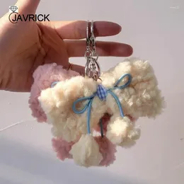 Keychains Plush Cherry Keychain Pendant Fashion Bag Accessory Key Holder Soft Ornament Perfect For Any Occasion