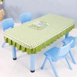 Table Cloth China School Kindergarten Tablecloths For Dining Rectangular Birthday Oil Proof Waterproof Lace Cover Home Party