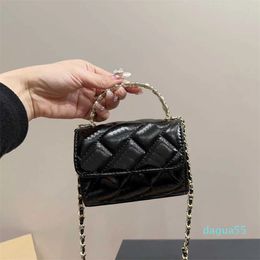 Classic Diamond Crossbody Tote Bag Waist Bags Chain Designer Belt For Women Hollowed Out Bag Waistband Body