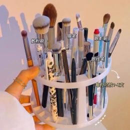 New Portable 49 Holes Paint Brush Pens Hold Watercolor Drawing Holder Stand Supplies For Students Desk Organizer