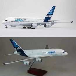 Aircraft Modle 1/160 Scale 50.5CM Die Cast Plastic Resin Aircraft Airbus 380 A380 Prototype Airline Model Wheel F Series S5452138