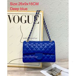 Luxurys ladies bag AA designer womens bag Chain Shoulder Bag charm Carviar Flap Leather Hobo Shopping Crossbody handbags