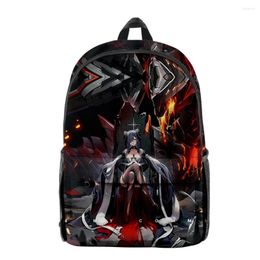 Backpack Fashion Trendy Game Azur Lane Pupil Bookbag Notebook Backpacks 3D Print Oxford Waterproof Boys/Girls Casual Travel