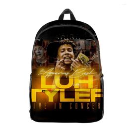 Backpack Novelty Funny Luh Tyler School Bags Boys Girls Travel 3D Print Oxford Waterproof Notebook Shoulder Backpacks