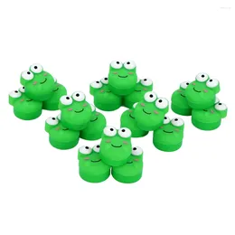 Storage Bottles 20Pcs Frog Shape Silicone Jar 5ml Nonstick Contai Jars Oil Customised Container Slicks Home Accessories