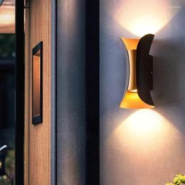 Wall Lamps LED Lamp 12W Aluminium IP65 Waterproof Outdoor Lights Garden Porch Modern Indoor Nordic Sconce Decor Lighting