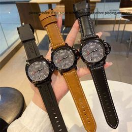 paneraii watch Net Red High-end Xiaopei Same Nahai Leisure Large Dial Running Second Timing Luminous Men's Watch Sports Navy paneris