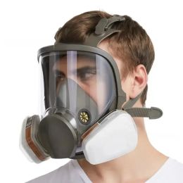 6800 Anti-Fog Gas Mask, Industrial Paint, Spray, Vaccination, Safety, Work, Dust Filter, Full Face Protection with Formaldehyde