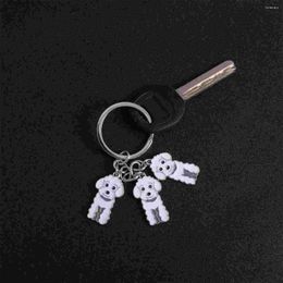 Keychains Car Ring Fashion Key Fob Fobs Pendant Keyring Rings Creative The Dog Metal