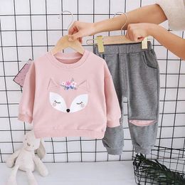Clothing Sets 2PCS/Set Kids Clothes Girls Baby Long Sleeve Top Pants Outfits Girl Spring Autumn Two Pieces