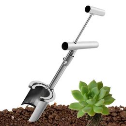 Other Garden Tools Bulb Planter Tool Stainless Steel Garden Tree Barrel Transplanter Plant Flowers Digging Hoes Seedlings Gardening Accessories S2452177