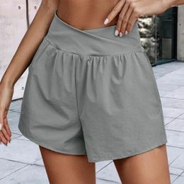 Women's Shorts Women Summer Casual High Waist Home Beach Pants Leisure Female Yoga Sports Pockets Athletic