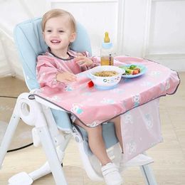 Dining Chairs Seats Baby feeding bib newborn food art piece built-in anti fouling bib tray table mat independent dining chair WX5.20