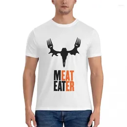 Men's Tank Tops Summer Fashion T-shirt Men Gray Meat Eater Logo Fitted Plain White T Shirts Cotton