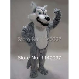 mascot Grey Wolf Mascot Costume plush coyote custom anime kit mascotte theme fancy dress carnival costume Mascot Costumes