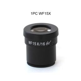 High Quality WF10X WF15X WF20X Stereo Microscope Eyepiece High Eyepoint Wide Angle Lens Mounting Size 30mm Metal with eyeguard
