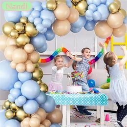 Party Decoration Blue Balloon Garland Arch KIt Wedding Birthday For Kids Baby Shower Gender Reveal Baptism Ballon Baloon Decor