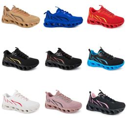 2024 men women running shoes GAI black white purple pink green navy blue light yellow Beige fuchsia Nude plum mens trainers Female sports sneakers jun38