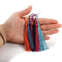 30Pcs 70mm Hanging Rope Silk Tassel Fringe For DIY Key Chain Earring Hooks Pendant Jewellery Making Finding Supplies Accessories