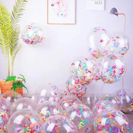 Party Decoration 12inch Ice Cream Balloon Birthday Wedding Long Strips Paper Confetti Latex Ballons Baby Shower Sprinkles Globos