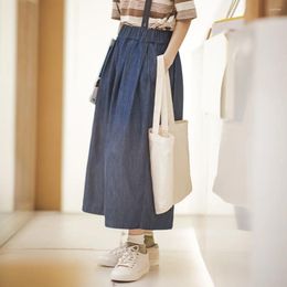 Women's Jeans Maden Women's Japanese Casual Washed High Waist Baggy Oversize Denim Jumpsuits Dresses Wide Leg Overalls Pants