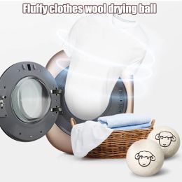 1/3/6PCS Wool Dryer Balls Fabric Virgin Reusable Softener Laundry 5cm Dry Kit Ball Wool Dryer Balls Practical Home Washing Ball