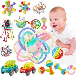 Teethers Toys Newborn baby mouse toy Montessori sensor teeth gripping activity development toy silicone baby teeth toy 0 12 meters S52112