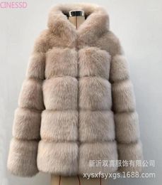 Women039s Fur Faux 2021 Top Fashion Winter Short Coat Women Elegant Thick Warm Outerwear Fake Jacket Mink Coats Ladies Fashio8000723