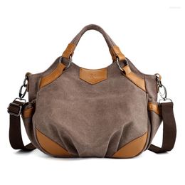 Shoulder Bags 2024 Crossbody For Women Bag Canvas Tote Purses Ladies Designer Messenger HandBags Fashion Cloth Purse