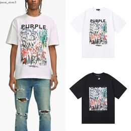 Purple Highquality Designer Mens Tshirt 2024 Summer New Models Sports Tshirt Clothing Clothes Cotton Street Graffitir Street Hipster Purple 19