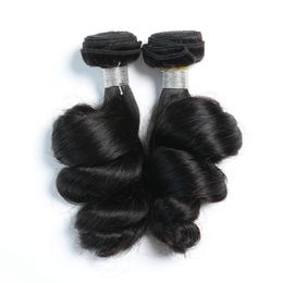 Brazilian Hair Extensions loose Wave Hair Weave Wholesale Human Hair Bundles Wefts for Women All Ages Natural Color Black