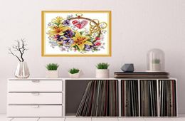 Promotional items patterns cross stitch counted scenery embroidery wall crafts needle painting handmade kits wall art canvas pictu6509883