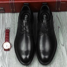 Casual Shoes Spring Autumn Men's Comfortable Prom Evening Long Dresses Formal Male Genuine Leather Oxford British Style