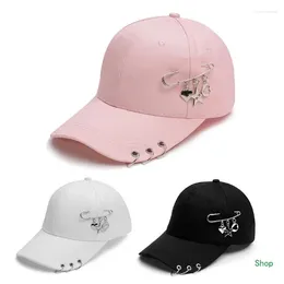 Ball Caps Dropship With Clip Decoration Sweat-Wicking Hat Metal-Like Surface