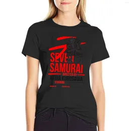 Women's Polos Seven Samurai T-Shirt Hippie Clothes Summer Top Women