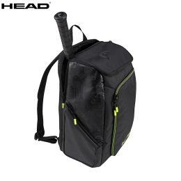 2021 Autumn Winter New HEAD Tennis Bag Extreme Nite 1-2 Pack Tennis Squash Racket Backpack Adult Teenager Tenis Sports Lover Bag