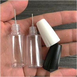 Packing Bottles Wholesale 10Ml Plastic Dropper With Metal Tips Empty Needle Bottle Liquid Pet Container For Juice Drop Delivery Offi Dhncy