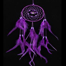 Purple Lovely Dream Catcher With Feathers Dreamcatcher Wall Hanging Car Home Decor Gift 6 kinds to choose5246993