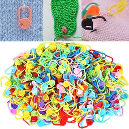 50/100Pcs Colorful Plastic Safety Pins Knitting Markers Crochet Clips Stitch Locking Clip for Knit DIY Craft Clothing Accessorie